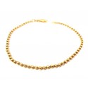 BRACCIALE IN ORO GIALLO 18 KT CON SFERE 
