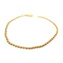 BRACCIALE IN ORO GIALLO 18 KT CON SFERE 