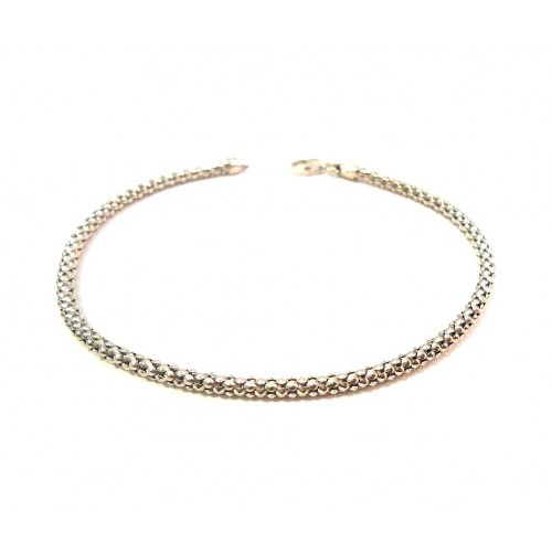 BRACCIALE IN ORO BIANCO 18 KT POP CORN