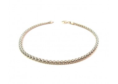 BRACCIALE IN ORO BIANCO 18 KT POP CORN