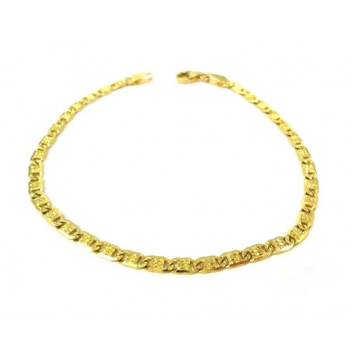 BRACCIALE CATENA IN ORO GIALLO 18 KT