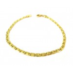 BRACCIALE CATENA IN ORO GIALLO 18 KT
