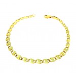 BRACCIALE CATENA IN ORO GIALLO 18 KT 