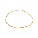 BRACCIALE UNISEX IN ORO GIALLO 18 KT CON PALLINE