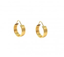 ORECCHINI CERCHI IN ORO GIALLO 18 KT 