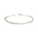 BRACCIALE DA UOMO IN ORO BIANCO 18 KT CON PIASTRINE
