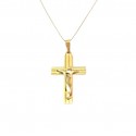 COLLANA CON CROCIFISSO IN ORO GIALLO 18KT