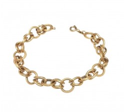 BRACCIALE CATENA ROLO' DONNA ORO GIALLO 18 KT