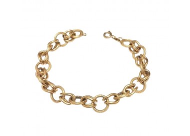 BRACCIALE CATENA ROLO' DONNA ORO GIALLO 18 KT