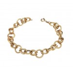 BRACCIALE CATENA ROLO' DONNA ORO GIALLO 18 KT