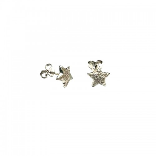 ORECCHINI STELLA IN ORO BIANCO 18 KT 