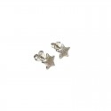 ORECCHINI STELLA IN ORO BIANCO 18 KT 