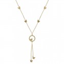 COLLANA DA DONNA IN ORO GIALLO 18 KT CON FARFALLA
