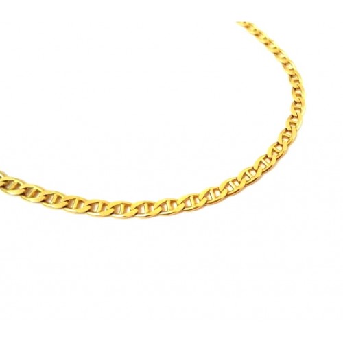 COLLANA CATENA IN ORO GIALLO 18 KT GRAMMI 11