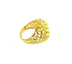 ANELLO TRAFORATO DA DONNA IN ORO GIALLO 18 KT