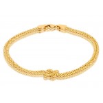 BRACCIALE NODO IN ORO GIALLO 18 KT