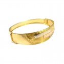 BRACCIALE DA DONNA RIGIDO IN ORO GIALLO BIANCO E ROSA 18 KT