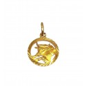 CIONDOLO TORO SEGNO ZODIACALE IN ORO GIALLO