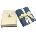 COLLANA CROCE TAU IN ORO GIALLO 18 KT