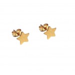 ORECCHINI STELLA IN ORO GIALLO 18 KT