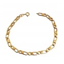 BRACCIALE CATENA IN ORO GIALLO 18 KT