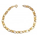 BRACCIALE CATENA IN ORO GIALLO 18 KT