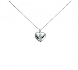 COLLANA CUORE IN ARGENTO 925 CON BRILLANTI