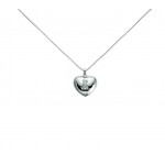 COLLANA MILUNA KIARA CUORE IN ARGENTO E DIAMANTI