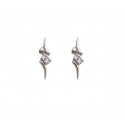 ORECCHINI IN ORO BIANCO 18 KT CON DIAMANTI