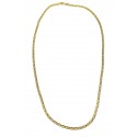 COLLANA OCCHIO DI TIGRE ORO GIALLO 18 KT PIENA