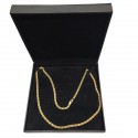 COLLANA UOMO OCCHIO DI TIGRE ORO GIALLO 18 KT LUNGA CM 60