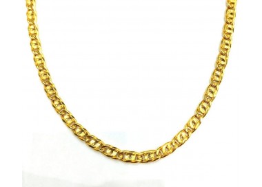 COLLANA OCCHIO DI TIGRE ORO GIALLO 18 KT PIENA