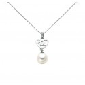 COLLANA MILUNA KIARA IN ORO BIANCO 18 KT E DIAMANTI