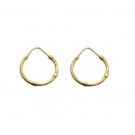 ORECCHINI CERCHI IN ORO GIALLO 18 KT