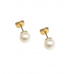 ORECCHINI IN ORO BIANCO 18 KT CON PERLE