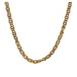 COLLANA OCCHIO DI TIGRE ORO GIALLO 18 KT PIENA