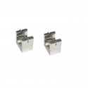 WHITE GOLD 18 KT Velcro CLIPS