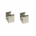 WHITE GOLD 18 KT Velcro CLIPS