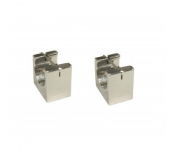 WHITE GOLD 18 KT Velcro CLIPS