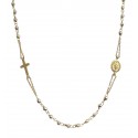 COLLANA OCCHIO DI TIGRE ORO GIALLO 18 KT PIENA
