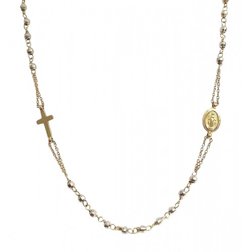 COLLANA OCCHIO DI TIGRE ORO GIALLO 18 KT PIENA