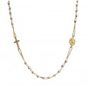 COLLANA OCCHIO DI TIGRE ORO GIALLO 18 KT PIENA