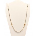 COLLANA OCCHIO DI TIGRE ORO GIALLO 18 KT PIENA