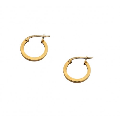 ORECCHINI CERCHI PICCOLI IN ORO GIALLO 18 KT