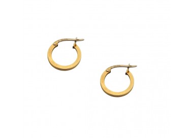 ORECCHINI CERCHI PICCOLI IN ORO GIALLO 18 KT