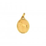 CIONDOLO SEGNO ZODIACALE LEONE IN ORO GIALLO 18 KT + COLLANA LACCIO IN OMAGGIO