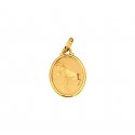CIONDOLO SEGNO ZODIACALE ARIETE IN ORO GIALLO 18 KT + COLLANA LACCIO IN OMAGGIO