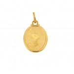 CIONDOLO SEGNO ZODIACALE LEONE IN ORO GIALLO 18 KT + COLLANA LACCIO IN OMAGGIO