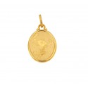 CIONDOLO SEGNO ZODIACALE CANCRO IN ORO GIALLO 18 KT + COLLANA LACCIO IN OMAGGIO