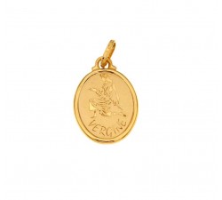 CIONDOLO SEGNO ZODIACALE VERGINE IN ORO GIALLO 18 KT